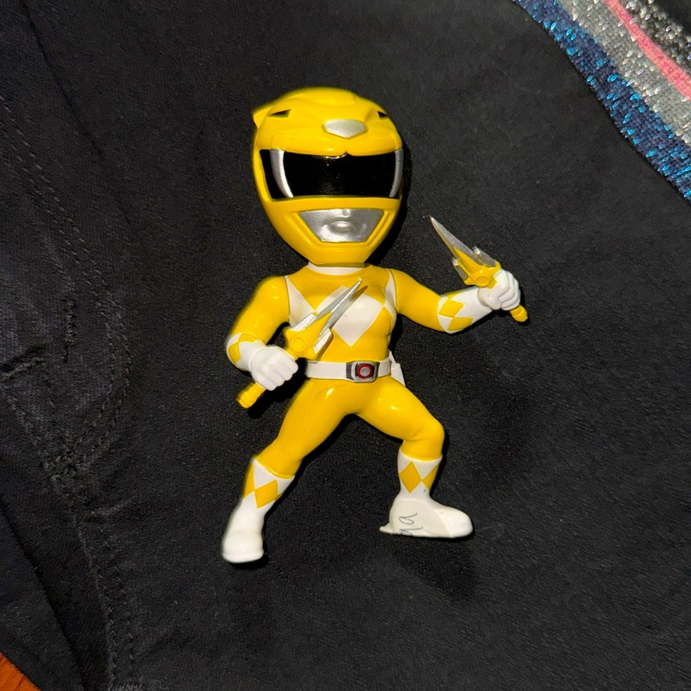 Metal YELLOW power ranger